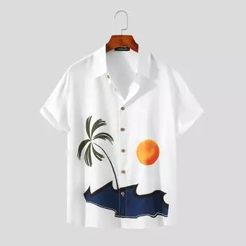 Модная рубашка с 3D-принтом и изображением бабочки, рубашка с короткими рукавами для мальчиков и девочек, унисекс, топ S