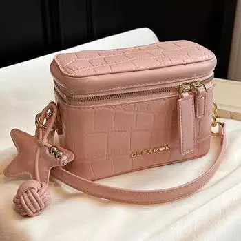 Модная ручная сумка-ведро с каменным узором для женщин, летняя, новая, простая и высококачественная, трендовая сумка через плечо