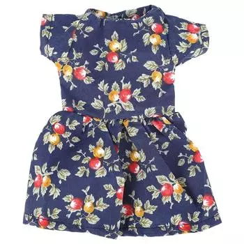 Модная самодельная 14,5-дюймовая кукольная юбка платье одежда подарок для маленьких девочек (Синяя Печать)