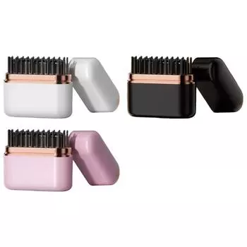 Модная щетка-выпрямитель для волос, идеально подходящая для путешествий и домашнего использования белый