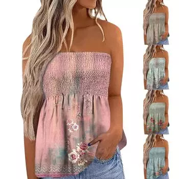 Модная сексуальная тонкая футболка с открытыми плечами и эластичным принтом на груди, топ L розовый