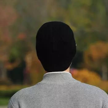 Модная шапка женская утолщенная вязаная шапка шерстяная шапка спортивная на открытом воздухе холодная шапка шапка Baotou шапка-пуловер мужская One Size серый