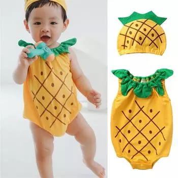 Модная шапочка для фотосъемки новорожденных, красный боди со штанами 70 жёлтый