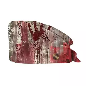 Модная шляпа для работы на Хэллоуин с принтом Повседневная кепка с сумкой One Size