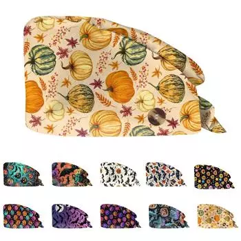 Модная шляпа для работы на Хэллоуин с принтом Повседневная кепка с сумкой One Size