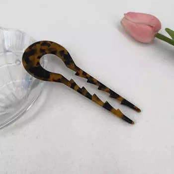 Модная шпилька для волос в форме буквы U 13 см, вилка для волос, трендовый материал из уксусной кислоты, заколка для волос, головной убор, аксессуары для женщин, девушек, ретро-украшения