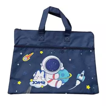 Модная симпатичная сумка для хранения, большая вместимость, детская сумка, водонепроницаемая, мультяшная, капибара, сумка на молнии, прочная сумка для документов A2
