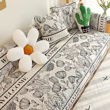 Модная скандинавская Ins, четырехсезонная хлопковая подушка для дивана, подушка из чистого хлопка, чехол для дивана, чехол для дивана, полотенце, можно стирать в машине 70*70cm