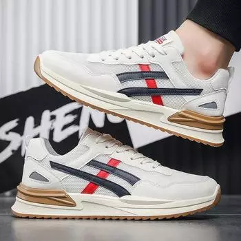 Модная спортивная обувь унисекс обувь мужская легкая прогулочная обувь 39-44 новые кроссовки мужские повседневные дышащие сетчатые теннисные туфли мужские 39