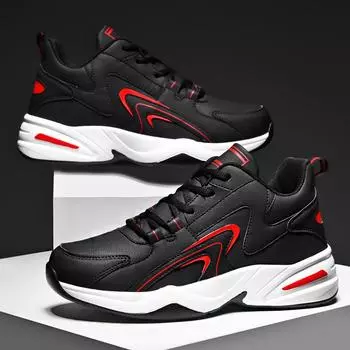 Модная спортивная повседневная обувь, мужские студенческие кроссовки на воздушной подушке 39 белый