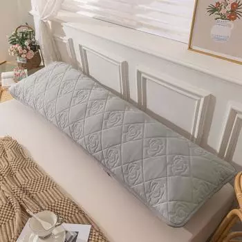 Модная стеганая длинная наволочка 120/150/180 см длинная наволочка для пары односторонняя стеганая обнимающая наволочка для тела 120x48cm (No Pillow)