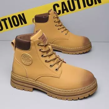 Модная стильная повседневная обувь, высокие ботинки Martin для активного отдыха, мужские ботинки, ботильоны, черные высококачественные роскошные мужские кроссовки для пары 36