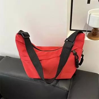 Модная сумка через плечо большой емкости для женщин 2024 года, новая фактура, повседневная универсальная сумка-тоут, корейская версия сумки через подмышку чёрный