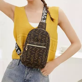 Модная сумка через плечо для женщин, большая вместимость, универсальная нагрудная сумка, новая модель, сумка на одно плечо для женщин