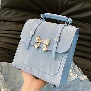 Модная сумка через плечо Ins Wind Butterfly, женская, 2024, новая летняя модная мини-рюкзак, дорожная сумка чёрный