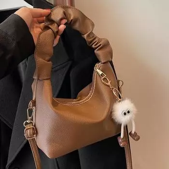 Модная сумка через плечо Niche Texture для женщин, осенне-зимняя сумка-подушка в стиле ретро, универсальная сумка на одно плечо высокого класса