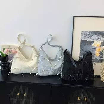 Модная сумка через плечо, простая сумка большой вместимости, новая простая сумка через плечо, ретро-сумка большой вместимости для поездок на работу