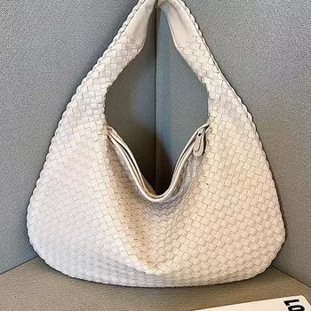 Модная сумка через плечо ручной работы большой емкости, повседневная, простая сумка для поездок на работу, женская сумка Tide 30*5*21