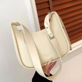 Модная сумка через плечо с широким плечевым ремнем от интернет-знаменитости, сумка высокого класса, новая универсальная женская сумка 2024 года, сумка через плечо в стиле весенне-летнего сезона