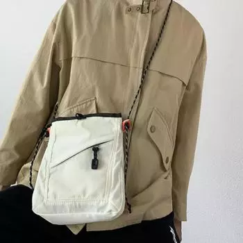 Модная сумка через плечо унисекс мини водонепроницаемая сумка для мобильного телефона повседневная сумка через плечо чёрный