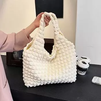 Модная сумка через плечо, весенняя женская студенческая простая 2024 иностранная и красивая повседневная сумка женская индивидуальная сумка-тоут чёрный