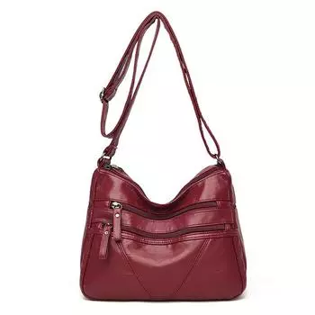 Модная сумка через плечо, женская новая сумка через плечо, легкая и мягкая сумка через плечо, рюкзак для мамы среднего возраста