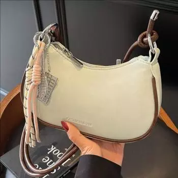 Модная сумка через плечо, женская повседневная универсальная сумка для поездок на работу, простая иностранная легкая роскошная сумка-мессенджер розовый