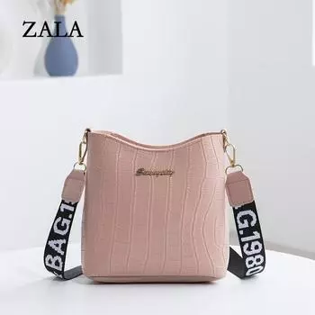 Модная сумка через плечо женская сумка с рисунком крокодила новая сумка-мессенджер персонализированная сумка-ведро простая маленькая сумка оптовая продажа белый