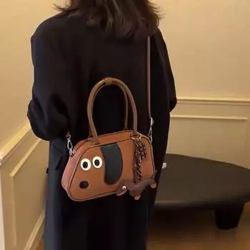 Модная сумка для боулинга из искусственной кожи, однотонная, маленькая квадратная сумка, большая вместимость, простая стильная сумка через плечо для шопинга pu кофейный