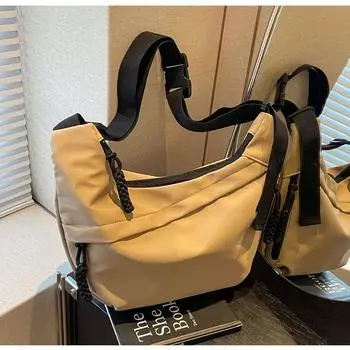 Модная сумка для поездок на работу большой вместимости через плечо кроссбоди для женщин новая повседневная и универсальная сумка-тоут корейская версия сумки подмышку