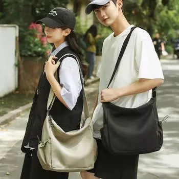 Модная сумка для поездок на работу большой вместимости, женская, новая, в стиле ins, нишевый дизайн, косая сумка-тоут высокого класса, сумка через плечо белый