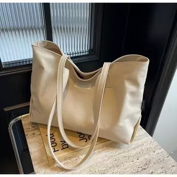 Модная сумка для поездок на работу, вместительная женская сумка 2024 года, повседневная универсальная сумка через плечо, сумка-тоут премиум-класса чёрный