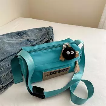 Модная сумка-мессенджер из ткани Оксфорд, весна 2025, новая легкая сумка-мессенджер с большой вместимостью, простая сумка-подушка