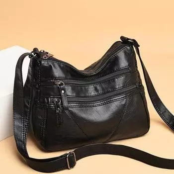 Модная сумка-мессенджер женская сумка сумка через плечо легкая мягкая сумка из искусственной кожи сумка для мамы белый