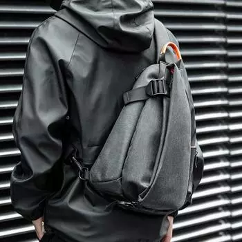 Модная сумка на грудь, мужская сумка на одно плечо, вместительная сумка через плечо, водонепроницаемый мужской повседневный рюкзак из ткани Оксфорд