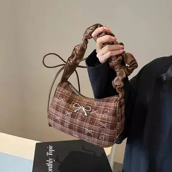 Модная сумка на одно плечо с подмышкой для женщин, универсальная сумка на плечо