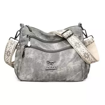 Модная сумка на одно плечо Женская сумка Большая вместительная сумка-тоут Модная универсальная сумка серый