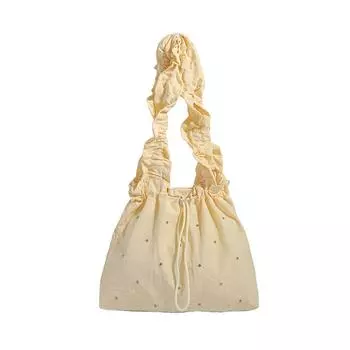 Модная сумка на плечо с завязками для женщин, роскошная дизайнерская сумка-кошелек, женская модная нейлоновая сумка для поездок на работу, повседневные сумки-шопперы синий