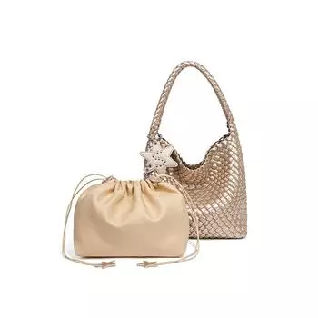 Модная сумка-ружье на одно плечо под мышкой, модная женская сумка ручной работы, модная и простая ручная сумка-корзина для овощей для мам