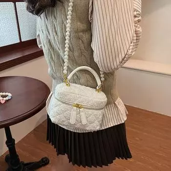 Модная сумка-ведро Xiaoxiangfeng для переноски вручную, осень-зима 2024 года, новая простая и универсальная сумка через плечо, женская сумка через плечо, прилив