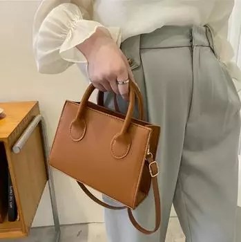 Модная сумка Z Crossbody Tide, сумка-тоут, однотонная женская сумка, квадратная сумка большой вместимости