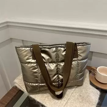 Модная сумка женская сумка через плечо космическая хлопковая сумка на плечо сумка большая вместимость модная сумка золотой