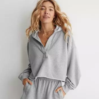 Модная свободная брендовая толстовка с капюшоном для женщин весна-осень, топ с V-образным вырезом, пуловер с длинными рукавами, женские пуловеры и длинные рукава S