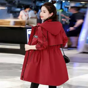 Модная свободная женская ветровка, стильная и элегантная куртка M