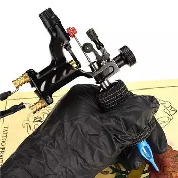 Модная татуировка, изысканное мастерство, комплект для татуировки, оборудование, машина для татуировки чёрный