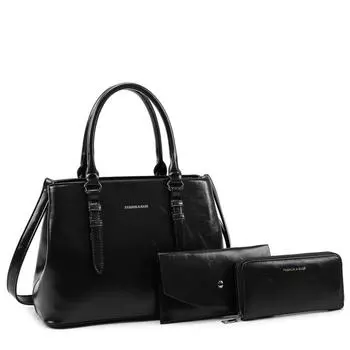 Модная тенденция трехкомпонентная сумка для ребенка и матери, простая фактура, портативная женская сумка-мессенджер через плечо