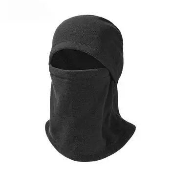 Модная теплая шапка-шарф, интегрированный утолщенный однослойный шарф, наружная маска для защиты от холода для мужчин красный