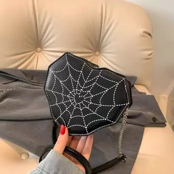 Модная Текстура Цепочка Сердцевидная Маленькая Сумка Женская Весенняя Универсальная Сумка-мессенджер Женская коричневый