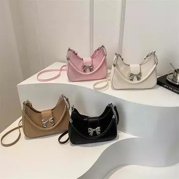 Модная текстура и модная нишевая нишевая женская новая стильная популярная простая цепная сумка через плечо мини-сумка на одно плечо подмышкой