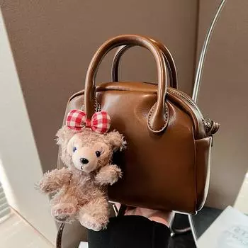 Модная Текстурная Сумка Осенняя Сумка Через Плечо Женская Сумка no pendant красный